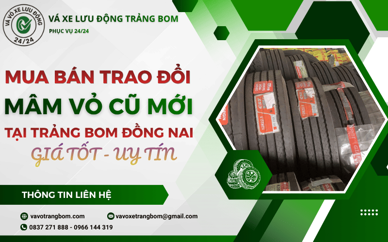 Mua bán trao đổi mâm vỏ cũ mới Trảng Bom Đồng Nai giá tốt, uy tín